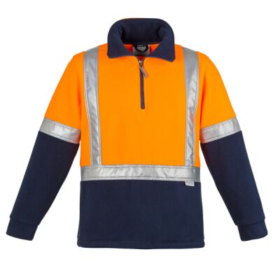 Mens Hi Vis Fleece Jumper Shoulder Taped Thumbnail