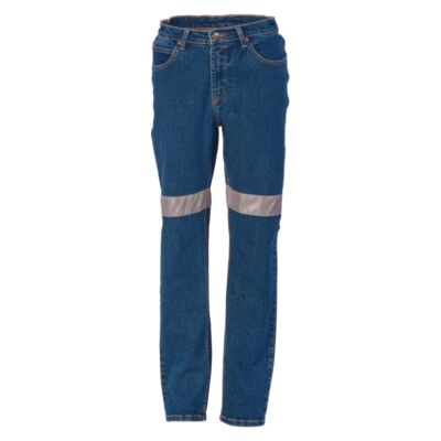 Womens Taped Denim Stretch Jeans CSR R/Tape Thumbnail